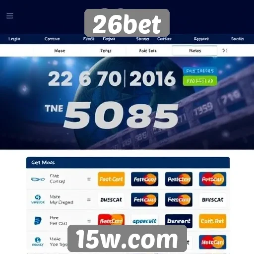 Mudanças nas opções de pagamento do 26bet