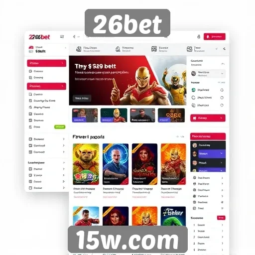 Interface do usuário e experiência de navegação no 26bet